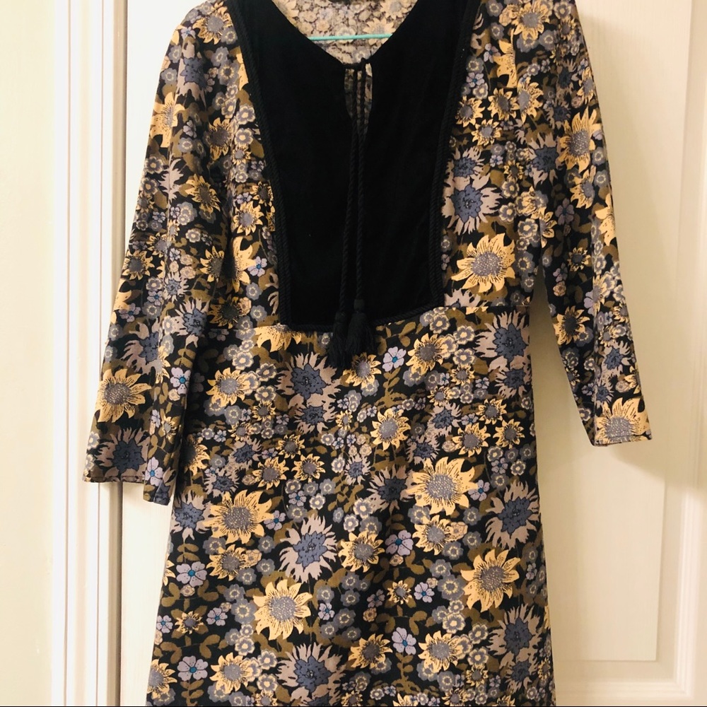 Zara floral short dress